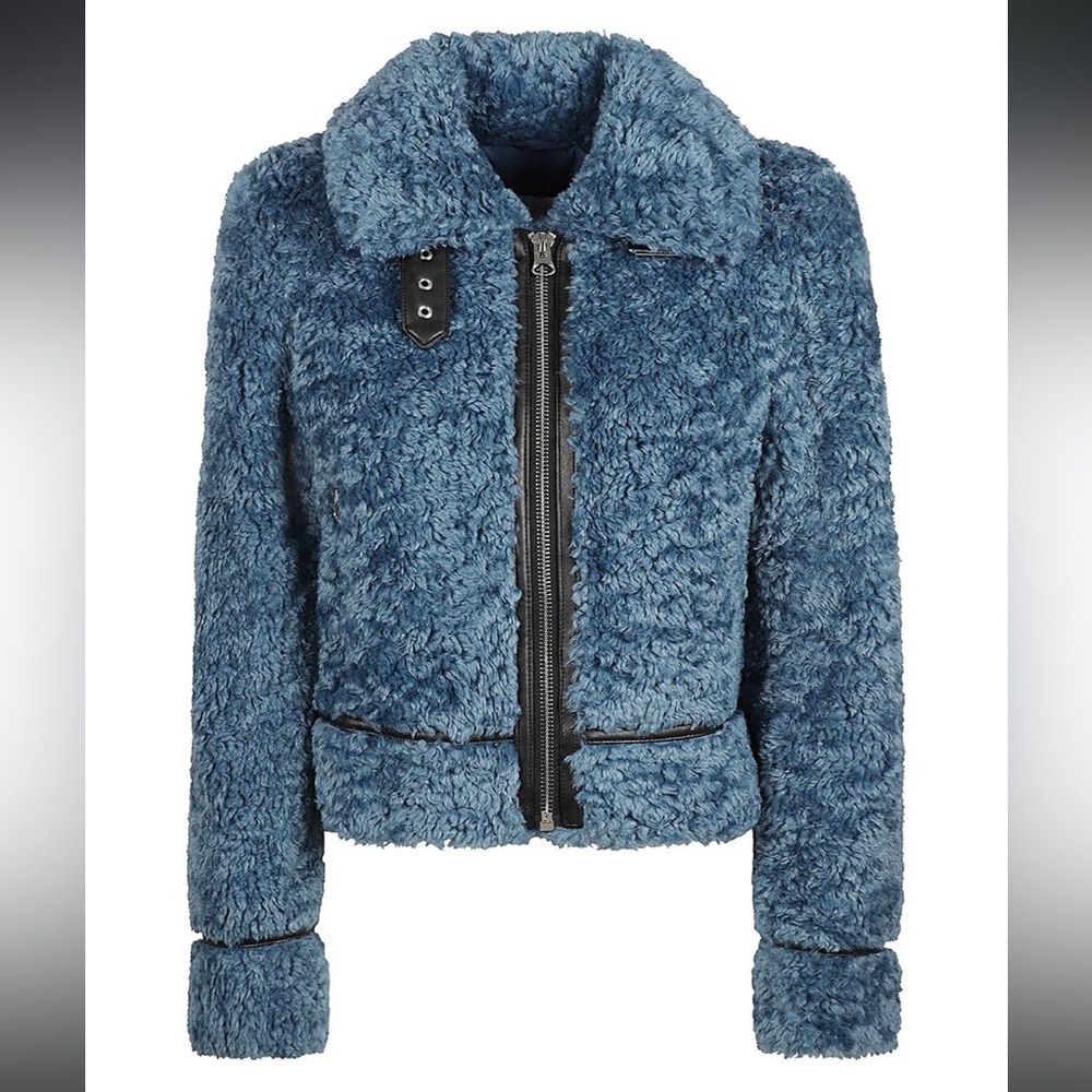 STAND STUDIO
Audrey Teddy Faux-Fur Jacket